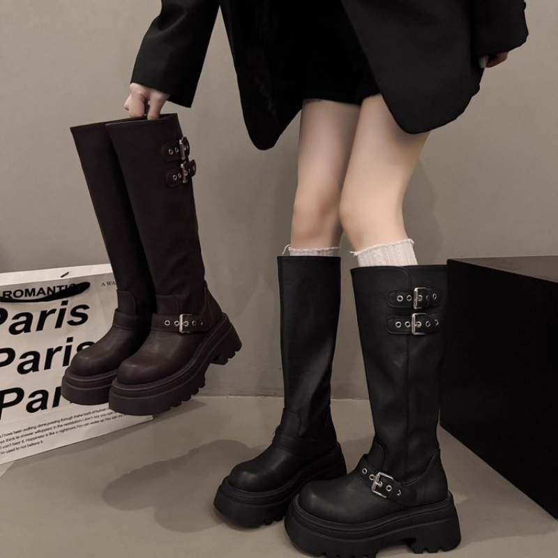 Drone Camera Stabilized - Botas Femininas de Plataforma Chunky até