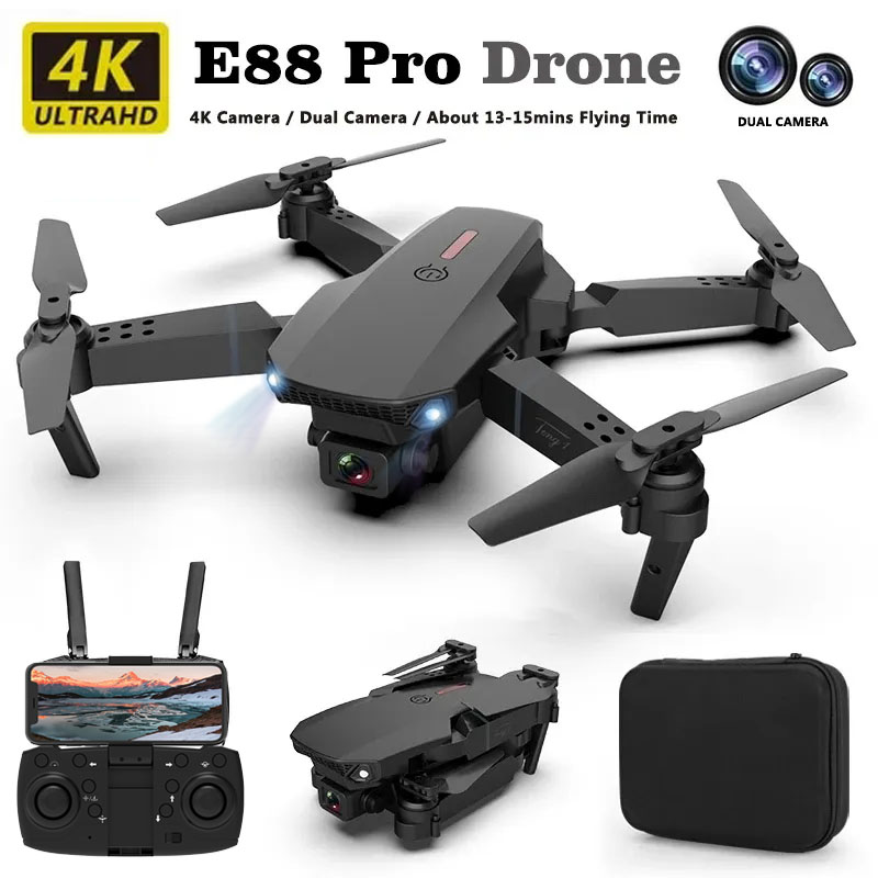 E88pro drone profissional dron - Drone Camera 4K avaliação e preço