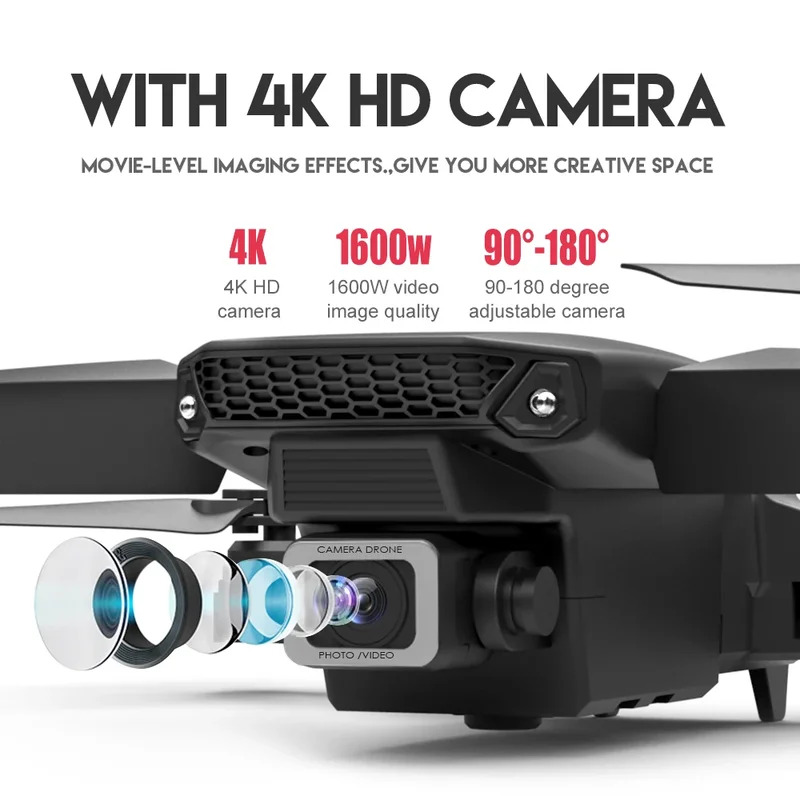 E88 probigent dobrável drone s - Drone Camera Professional avaliação e preço