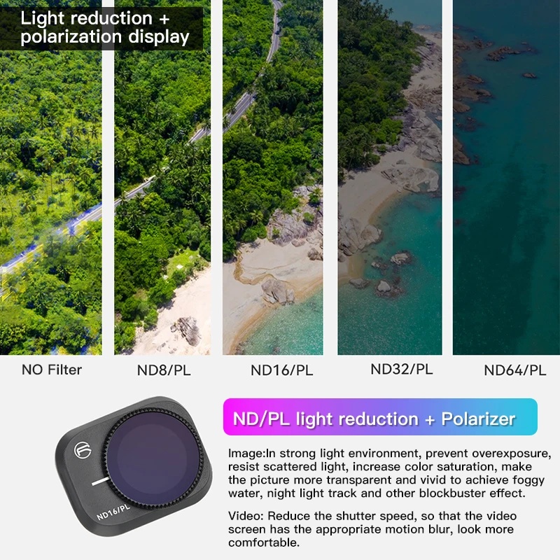 RCSTQ para DJI Mini 3 Pro: Nov - Drone Camera Filter avaliação e preço