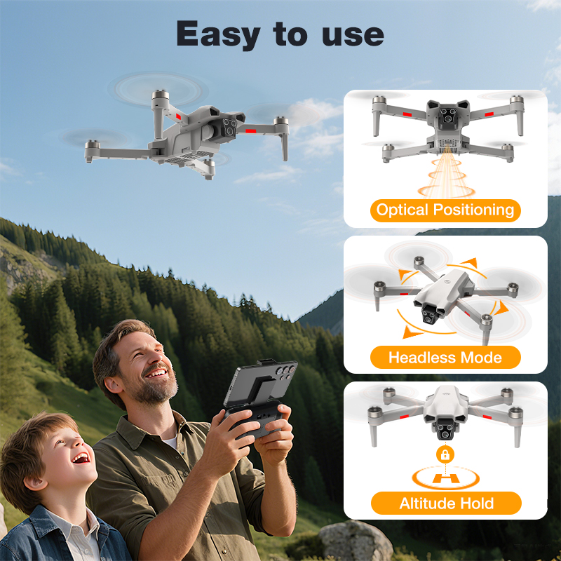 NOVO Drone L017 Pro Brushless  - Drone Camera Professional avaliação e preço